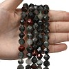 Natural African Bloodstone Beads Strands G-Z119-A28-03-2