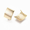 Brass Stud Earring Findings KK-N233-018-NF-3