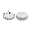 Tarnish Resistant 304 Stainless Steel Cabochon Settings LS-STAS-P249-16E-P-2