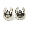 Brass Ear Gauges Flesh Tunnels Plugs EJEW-P293-04B-AS01-2