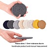 Cotton Thread Weave Hot Pot Holders DIY-NB0003-20-3