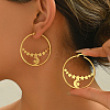 Stainless Steel Hoop Earrings MZ8679-1-1