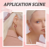 6Pcs Rack Plating Brass Micro Pave Cubic Zirconia Pendants KK-BBC0010-99-5