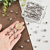 120Pcs 12 Styles 201 Stainless Steel European Beads STAS-SP0001-82-3