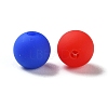 Rubberized Style Imitated Silicone Acrylic Beads MACR-D029-01D-2