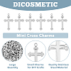 DICOSMETIC 200Pcs 304 Stainless Steel Cross Pendants STAS-DC0015-21-4