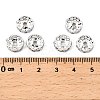 Brass Grade A Rhinestone Spacer Beads RSB039NF-02-3