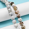 Natural Dendritic Opal Beads Strands G-R494-A16-03-4