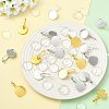 30Pcs 3 Colors Brass DIY Leverback Earring Settings KK-FS0002-10-5