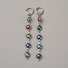 Brass Leverback Earrings EJEW-WH0004-209P-1