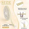 3 Yards Resin Self Adhesive Sewing Trim Hotfix Rhinestone Tape DIY-TA0013-15E-4