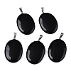 Natural Obsidian Pendants G-T138-207A-1