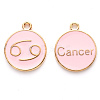 Alloy Enamel Pendants ENAM-S124-01A-09D-1