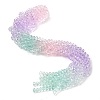 Transparent Painted Glass Beads Strands DGLA-A034-T8mm-A23-1