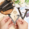12 Sets 2 Styles Iron Box Support Stands FIND-GL0001-74-3