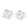 Handmade Silver Foil Lampwork Beads FOIL-S006-12x12mm-11-4