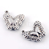 Butterfly 304 Stainless Steel Charm Rhinestone Settings X-STAS-Q192-68-1