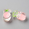 Transparent Enamel Acrylic Beads TACR-S155-002E-2