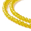 Transparent Glass Beads Strands GLAA-C019-01A-03-3