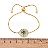 Adjustable Brass Box Chain Bolo Bracelets BJEW-P196-05G-4