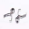Tarnish Resistant 304 Stainless Steel Pinch Bails STAS-K146-090-3x15-1