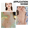 120Pcs 12 Colors Round Acrylic Beaded Charms PALLOY-GO00062-5