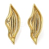 Brass Stud Earrings EJEW-D067-06G-1
