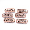 Rectangle Carved Word Best Friend Tibetan Style Alloy Message Links Connectors for Bracelet Making X-TIBE-S248-R-FF-2