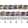 Electroplate Glass Beads Strands GLAA-G112-07G-4