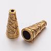 Tibetan Style Alloy Bead Cone TIBEB-00821-AG-NR-2