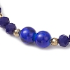 Glass Beaded Bracelets for Women BJEW-JB12137-01-3