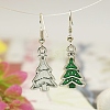 Fashion Earrings for Christmas X-EJEW-JE00393-01-2