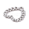 Non-Tarnish 304 Stainless Steel Linking Rings STAS-G264-01P-2