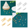 16Pcs 4 Styles 2 Colors Eco-Friendly Brass Watch Band Clasps KK-FH0007-35-5