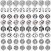 160Pcs 8 Styles Tibetan Style Alloy Beads FIND-PA0001-65B-7
