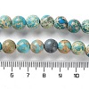 Dyed Natural Regalite/Imperial Jasper/Sea Sediment Jasper Beads Strands G-B124-C01-04-5