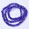 Electroplate Glass Beads Strands EGLA-A044-T1mm-A06-2