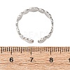 304 Stainless Steel Cuff Ring Components STAS-P452-01P-2