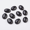 Natural Obsidian Flat Back Cabochons X-G-G741-30x40mm-20-1