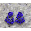 Iron Polyester Dangle Earrings FS-WG1F812-07-1