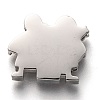 Non-Tarnish 304 Stainless Steel Slide Charms STAS-P270-40P-2