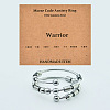304 Stainless Steel Rotating Cuff Rings FS-WG14209-07-1