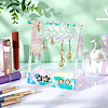 Transparent Acrylic Earring Display Stand EDIS-HY0001-03B-2