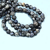 Natural Glaucophane Stretch Beaded Bracelets G-A185-01W-4