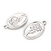 304 Stainless Steel Pendants STAS-I358-12P-11-2