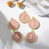 Golden Plated Alloy Enamel Charms X-ENAM-S118-07I-5