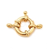 Brass Spring Ring Clasps KK-D407-01G-C-1