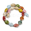 Handmade Porcelain Beads Strands PORC-P030-01A-13-4