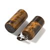 Natural Tiger Eye Pendants G-B127-17P-01-2