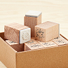 Wood Stamps DIY-WH0304-008B-4